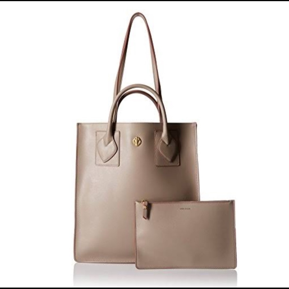 Anne Klein Sandra Large Tote, medium, grey/taupe